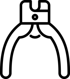 Nail Trimmer Silhouette Svg Vector, Free Vectors File